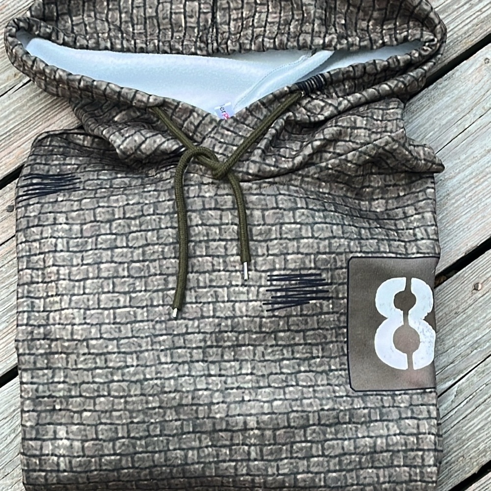 OCOrderPlus brick design hoodie L-XL